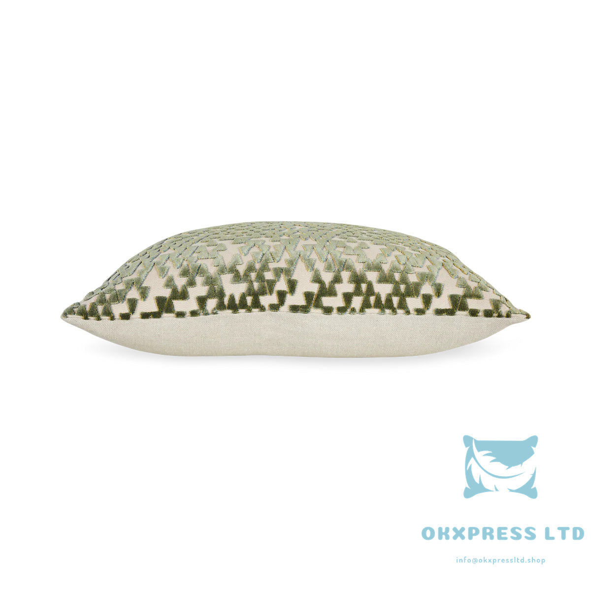 OKXPRESS Points Velvet Pillow