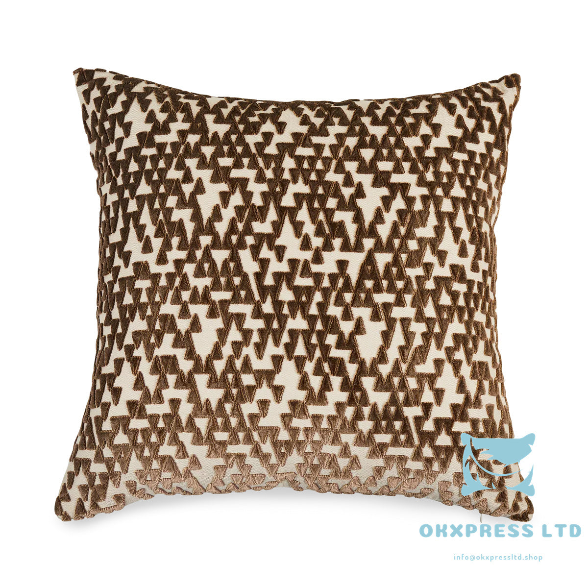 OKXPRESS Points Velvet Pillow