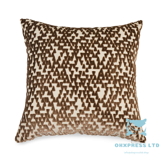 OKXPRESS Points Velvet Pillow