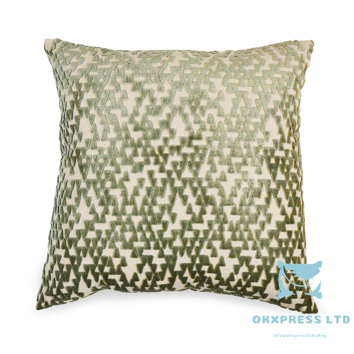 OKXPRESS Points Velvet Pillow